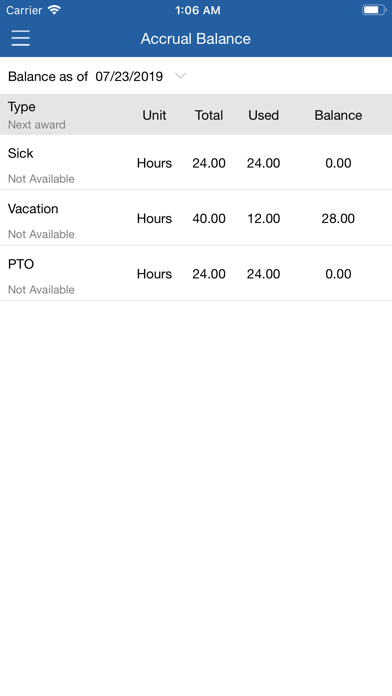 ESS 41 - Reflexis One Screenshot