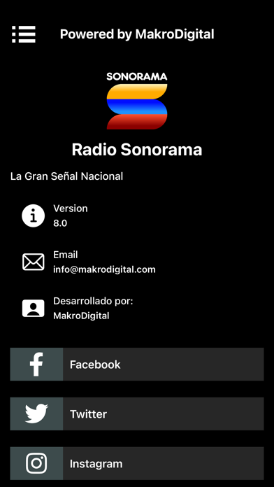 Radio Sonorama Screenshot