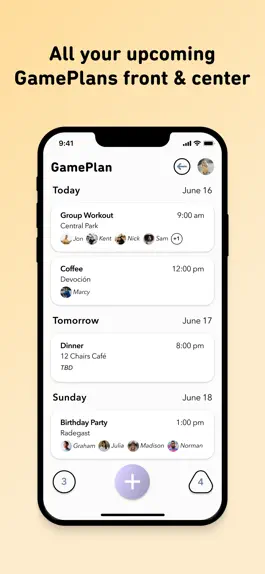 Game screenshot GamePlan: Calendar For Friends mod apk