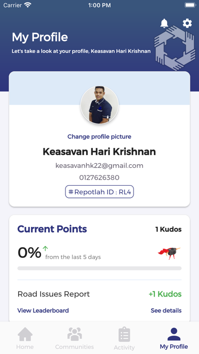 RepotLah! - Your Voice. Screenshot