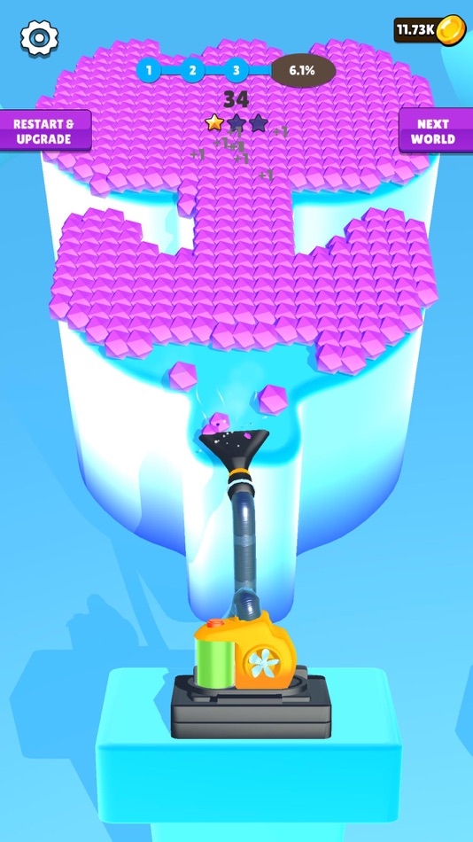 #5. Blow and Push (iOS) Bởi: Devi Ganesh