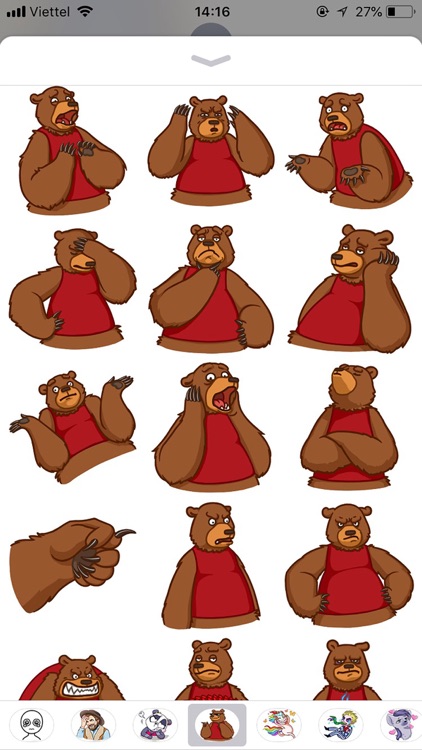 Cute Bear Pun Funny Stickers