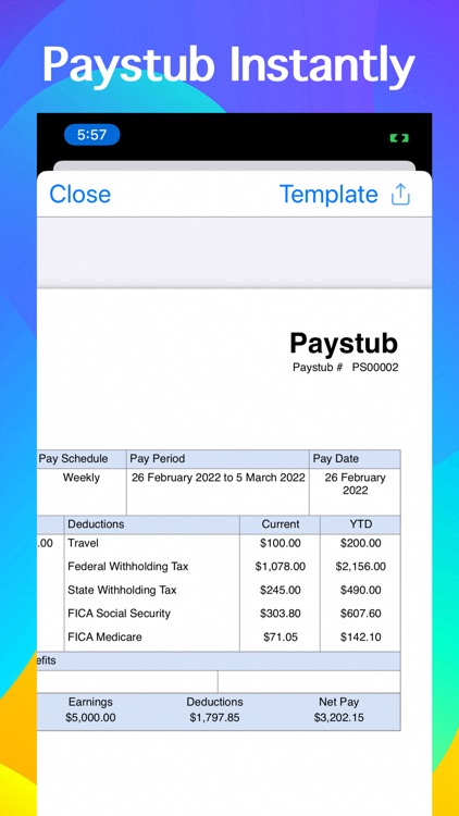 Paystub Generator