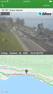 california traffic cameras iphone screenshot 2