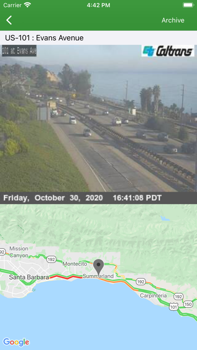 California Traffic Cameras Screenshot