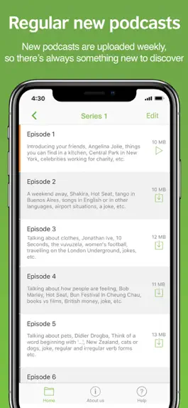 Game screenshot LearnEnglish Podcast apk