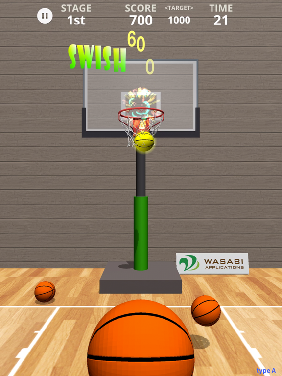 Screenshot #4 pour Swish Shot! Basketball Arcade