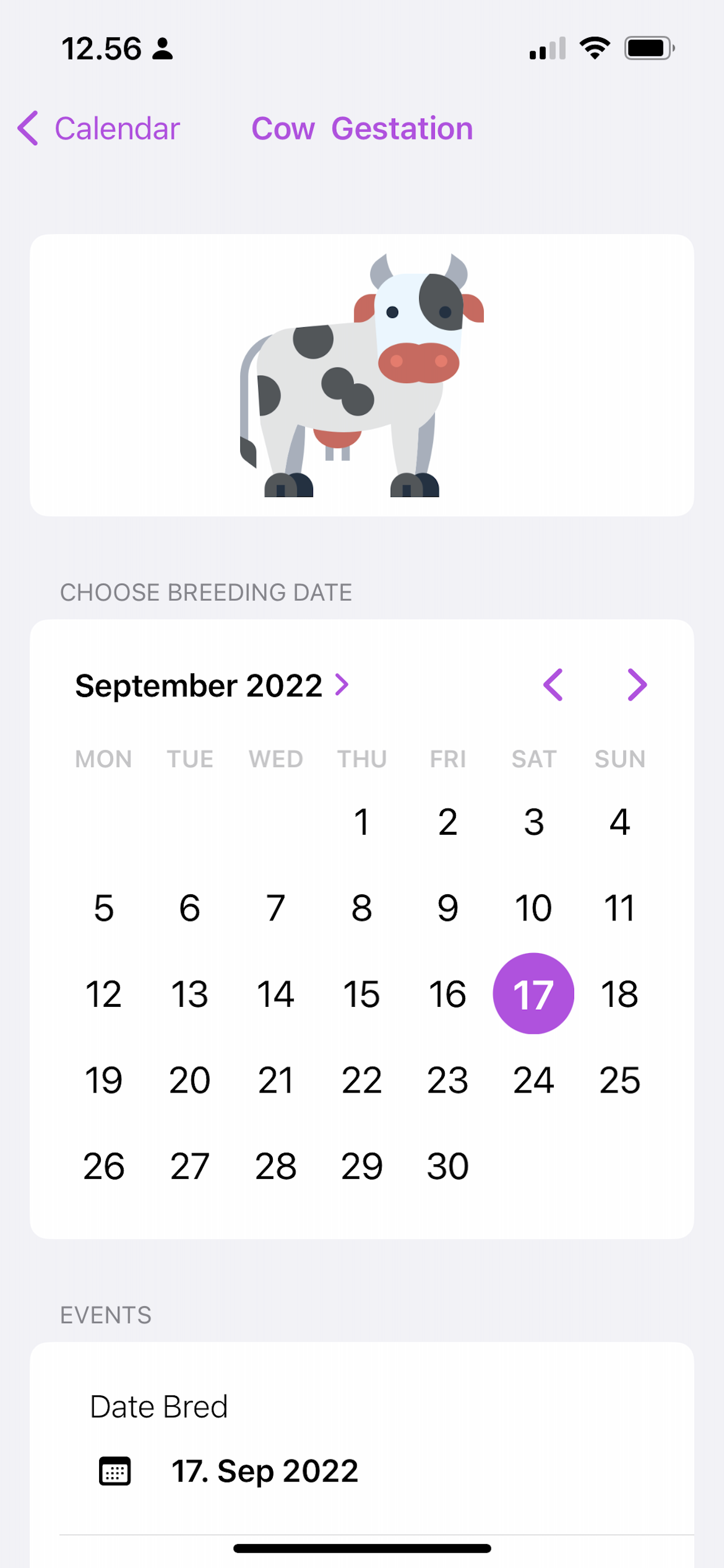 Livestock Pet Gestation