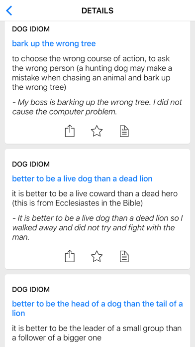 Time & Animal idioms Screenshot