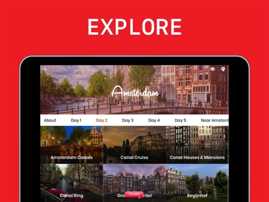 Amsterdam Travel Guide & Map . iPad screenshot 3 - Travel app