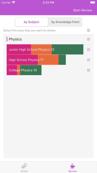 ReviewError Screenshot