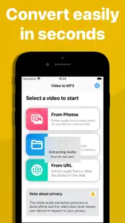 video to mp3 - extract audio iphone screenshot 2
