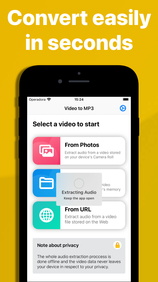 #2. Video to MP3 - Extract audio (iOS) 由: Arthur Eduardo Skaetta Alvarez Desenvolvimento de Software LTDA.