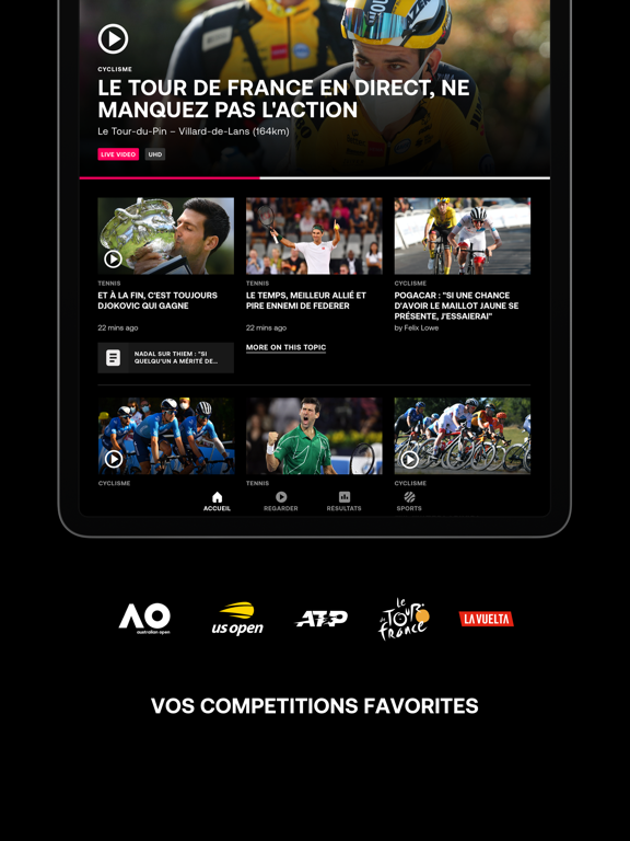 Screenshot #6 pour Eurosport: Live, News & Scores