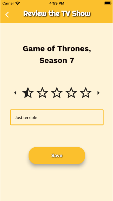 Ketchup: Media Watchlist Screenshot