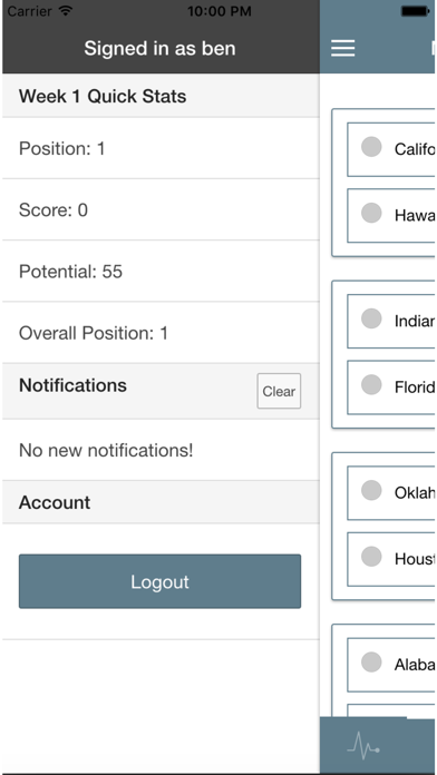 Screenshot #1 pour CF Pick 'em