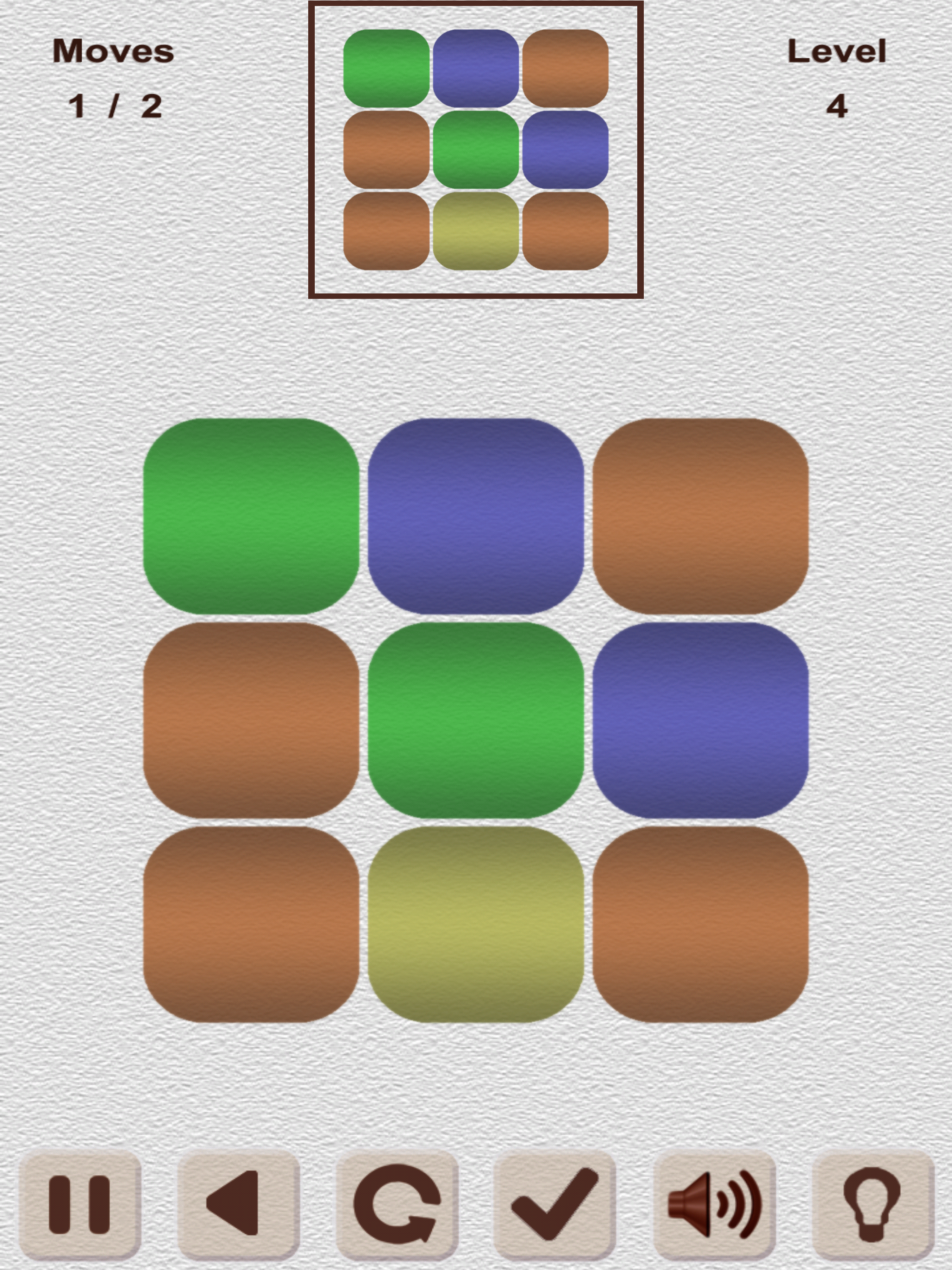 Puzzle flat cube