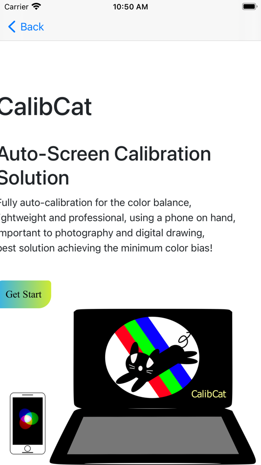 #1. CalibCat: Calibrate Screen (iOS) 由: Zettaways Inc.