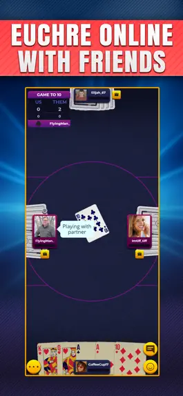 Game screenshot Euchre.com - Euchre Online apk