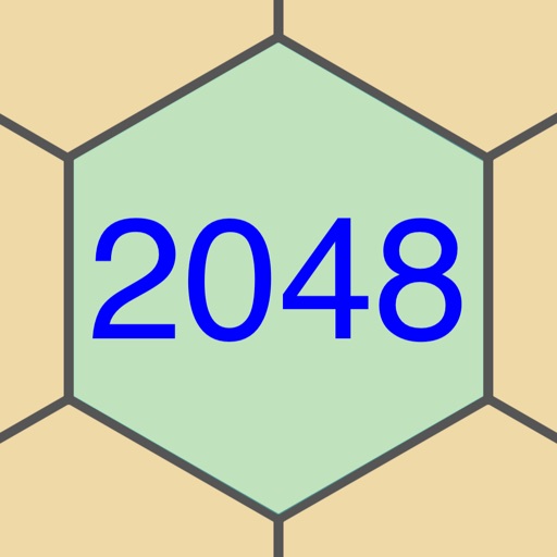 2048 Hexagon icon