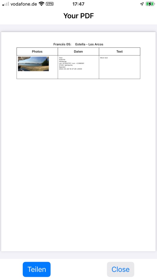 #10. Camino Map (iOS) 由: Gunter Pienkny