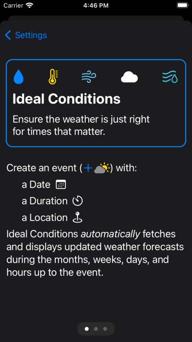 Ideal Conditions Screenshot