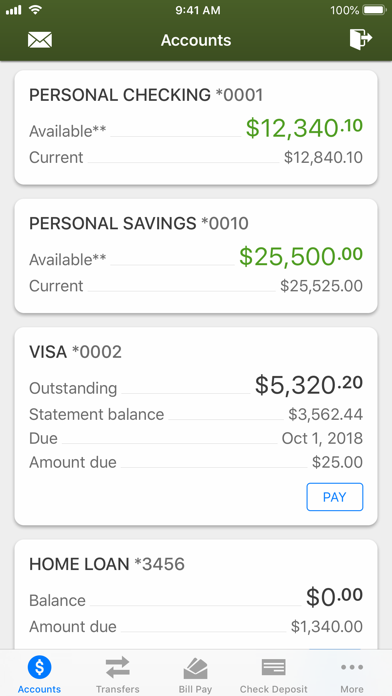 NorthCountry Mobile Banking Screenshot