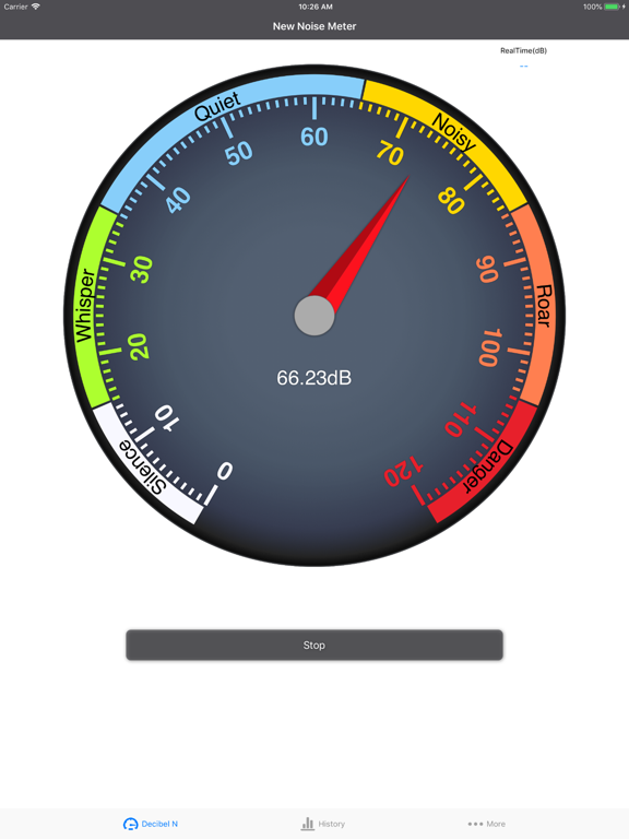 Screenshot #5 pour Decibel N - New dB Noise Meter