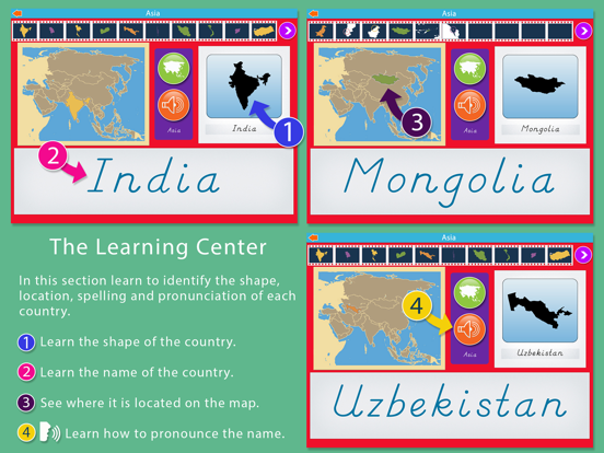 Screenshot #5 pour Asia - Montessori Geography