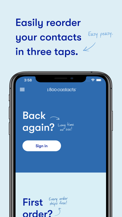 1-800 CONTACTS App screenshot 2