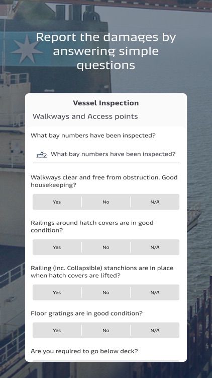 APMT Vessel Inspection
