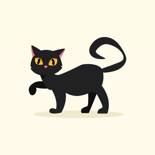 Black Cat Stickers !!! by Naveen Singhal