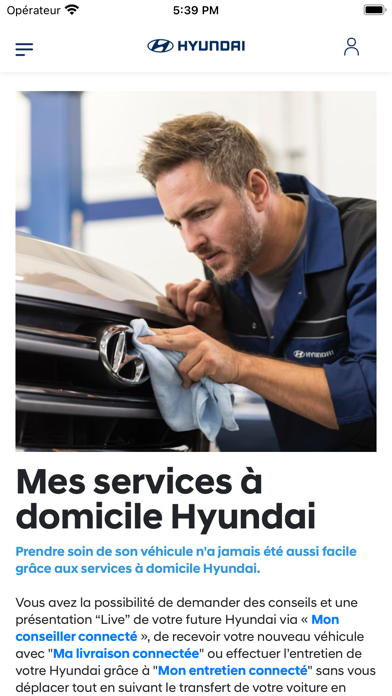 Hyundai Privilèges Screenshot