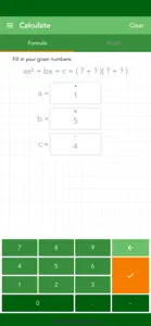 Factoring Quadratics PRO screenshot #4 for iPhone