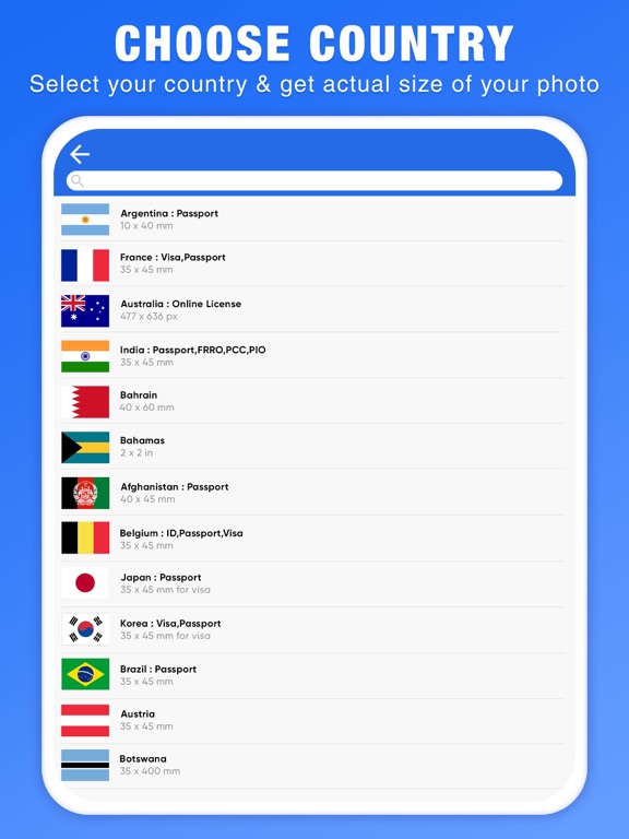 App screenshot