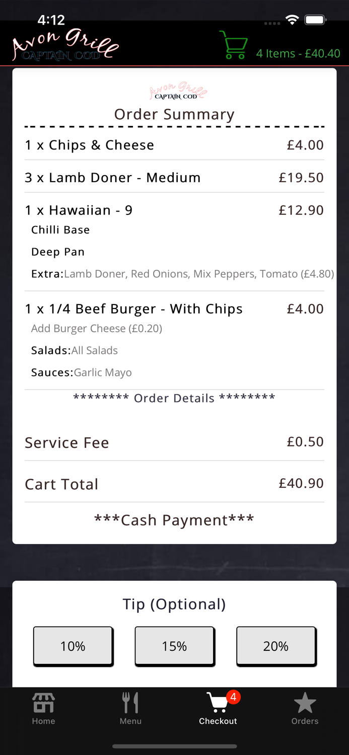 Avon Grill Captain Cod