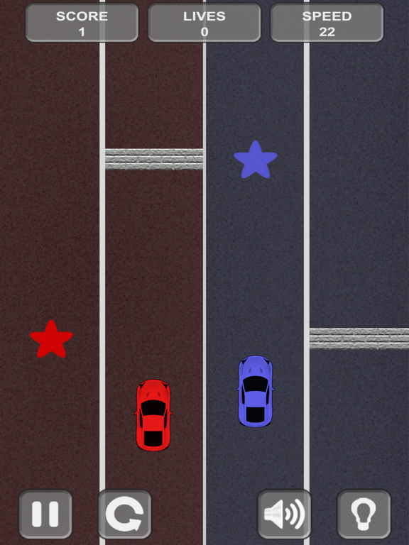 Simple car racing. Together! iPad screenshot