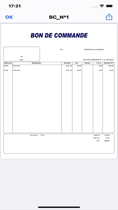 Gestion Commerciale Screenshot