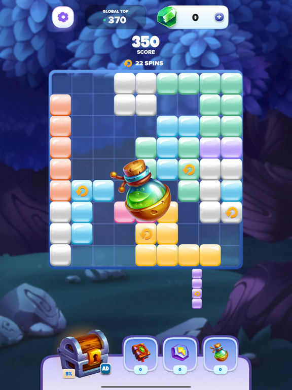Screenshot #4 pour Enchanted Blocks Puzzle Blast