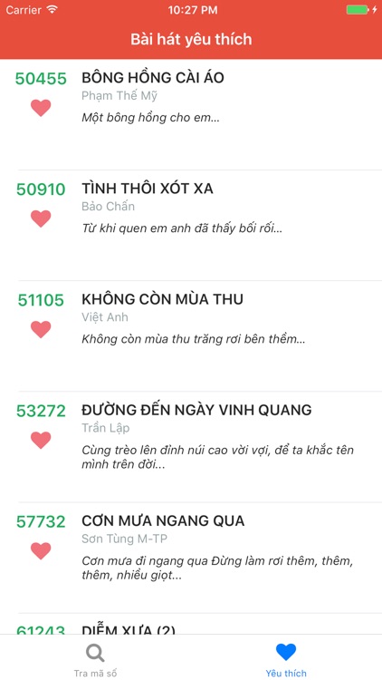 Tìm bài hát Karaoke 5 số screenshot-3