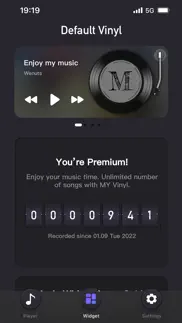 muwi: music widget iphone screenshot 2