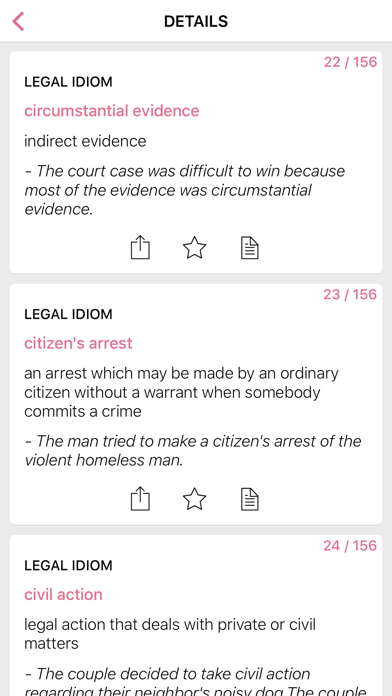 Food - Legal idioms Screenshot