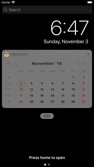 MiniMonth screenshot 3
