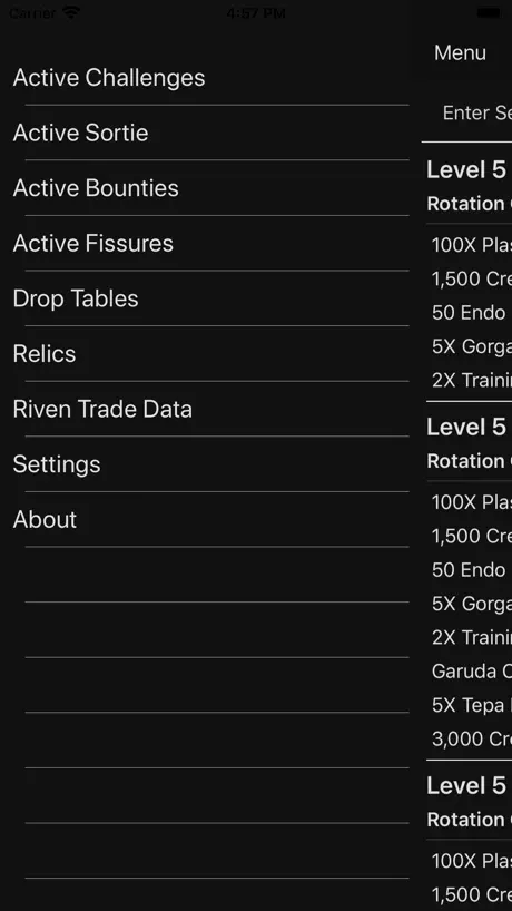 Warframe Info
