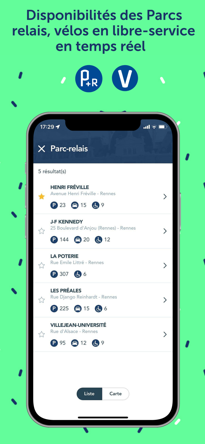 STAR  bus métro à Rennes