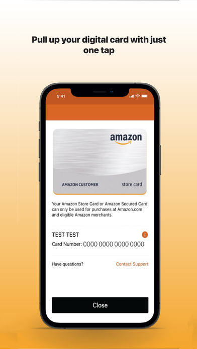 Amazon Store Card Screenshot