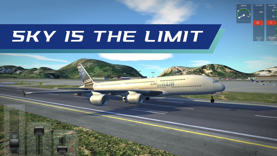 #8. Flight Simulator: Plane Game (iOS) 由: Sir Studios