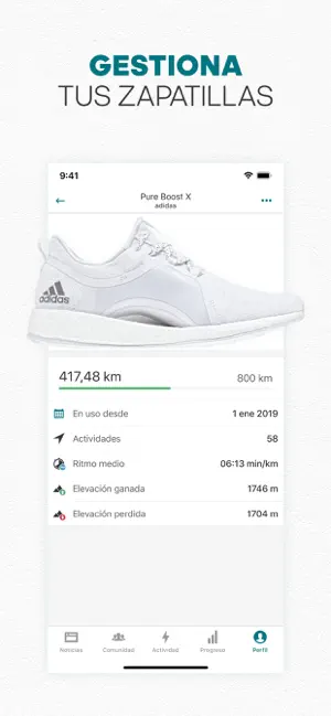 Captura de Pantalla 7 adidas Running: Correr Caminar iphone