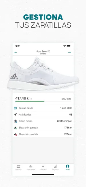 Captura de Pantalla 7 adidas Running: Correr Caminar iphone