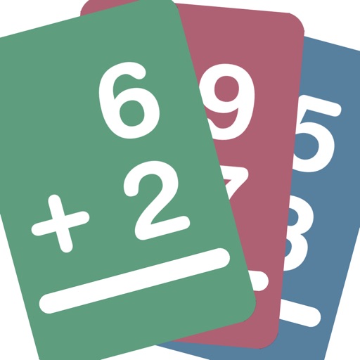 Big Math Flash Cards iOS App